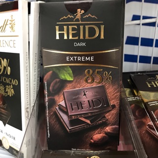 赫蒂HEIDI黑巧克力75% / 85% / 95% 片狀巧克力 （80g/80g/50g)