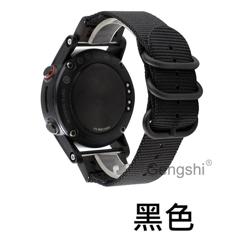 Garmin Tactix Delta Sola 26mm Enduro 帆布尼龍錶帶 錶鏈