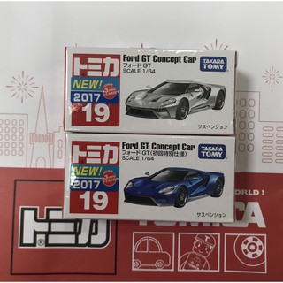 TOMICA 19 Ford GT Concept Car 初回特別仕様+一般 有新車貼 (全新封膜未拆) ＊現貨＊