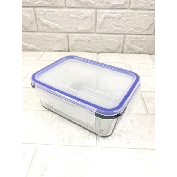 東昇瓷器餐具-Glass Box 900ml長方耐熱玻璃微波保鮮盒