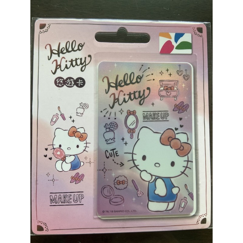 三麗鷗 生活系列 悠遊卡Hello Kitty 閃卡