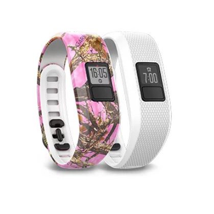 Garmin vivofit 3 粉紅迷彩及純白款 "錶帶組" 公司貨