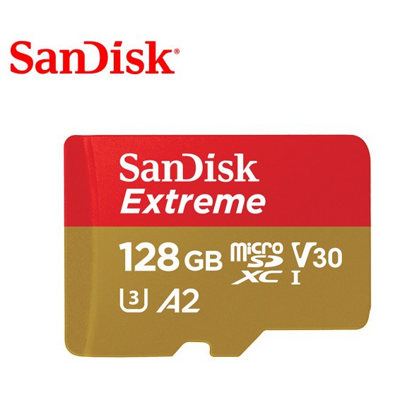 ◎公司貨 終身保固◎SanDisk Extreme U3 V30 A2 128G 128GB SDXC