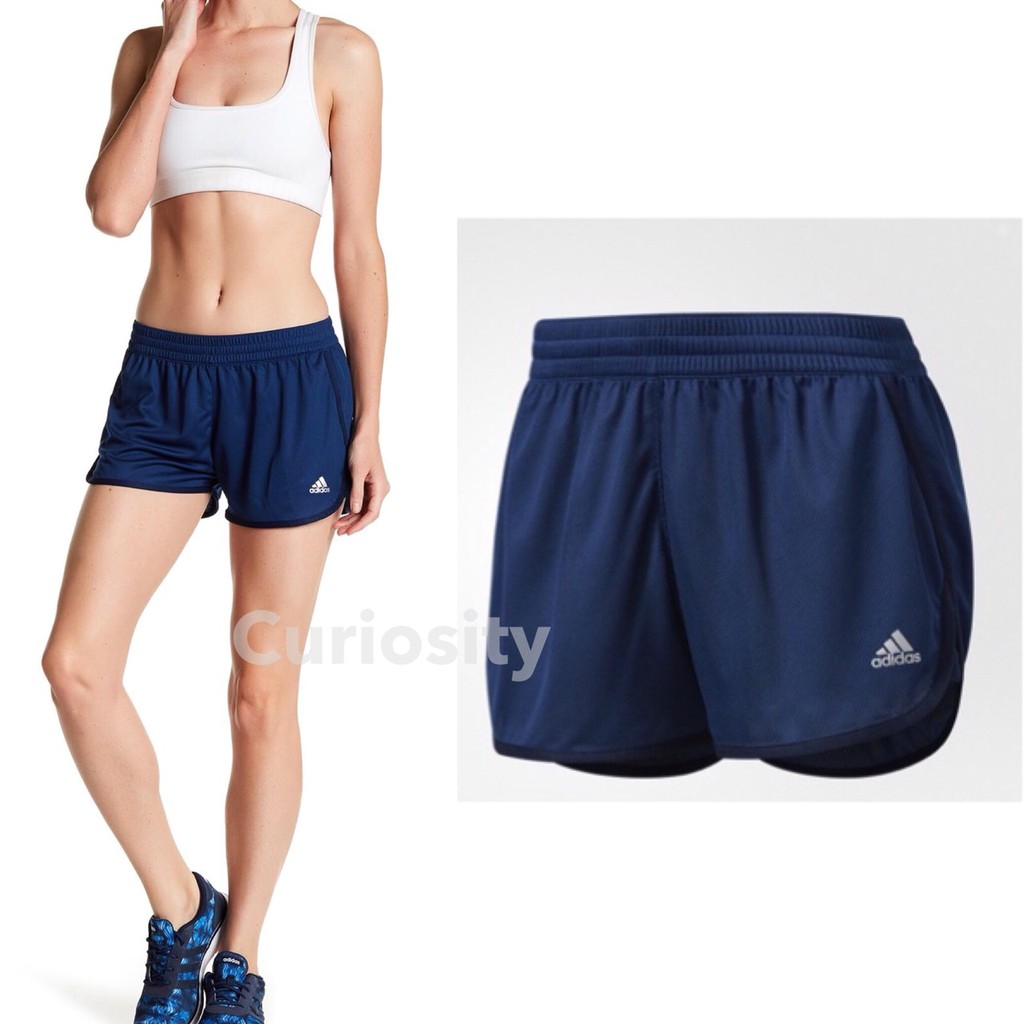 【O.t.W】adidas CLIMALITE吸濕排汗運動短褲深藍色XS號 無內襯/內褲 $990↘$499