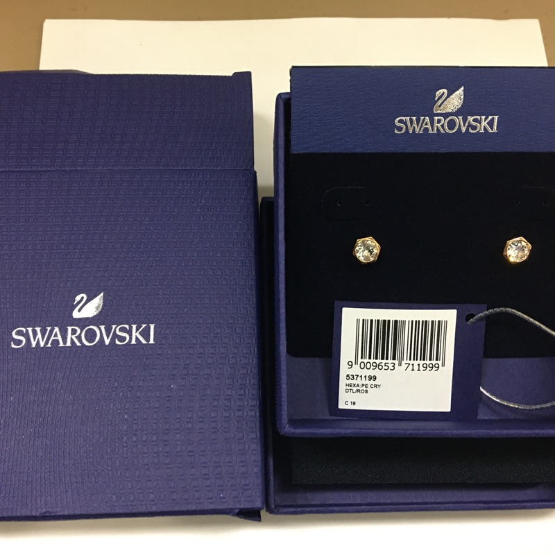 SWAROVSKI 施華洛世奇水晶-耳針式耳環(編號:5371199) | 蝦皮購物
