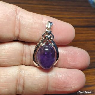 紫水晶吊墜 吊飾 蛋面 天然 ❤晶寶水晶#B086
