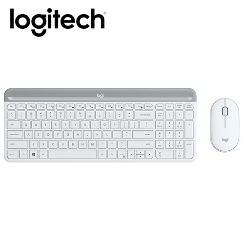 Logitech 羅技 MK470 超薄無線鍵鼠組/珍珠白 現貨 廠商直送