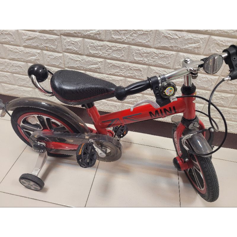 Mini Cooper 14寸兒童腳踏車自行車（紅）