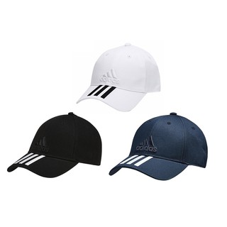 ADIDAS CAP 三線 老帽 刺繡LOGO 後扣可調 S98156 BK0806 BK0808 黑白深藍【高冠國際】