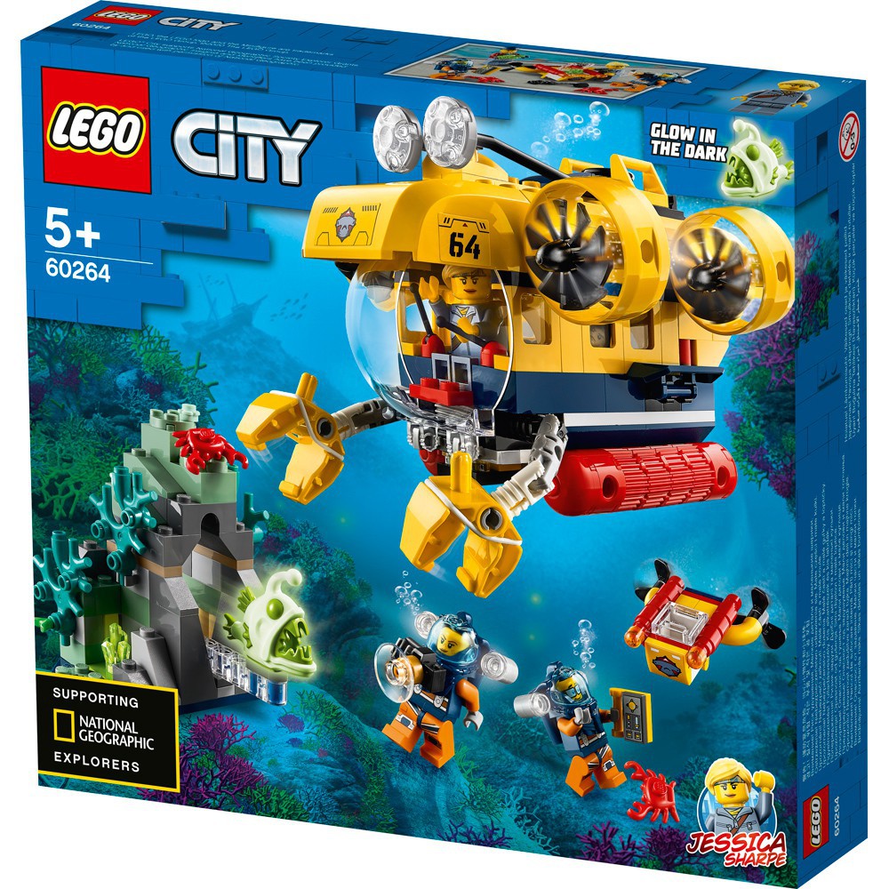 【台中OX創玩所】 LEGO 60264 城市系列 海洋探索潛水艇 CITY 樂高