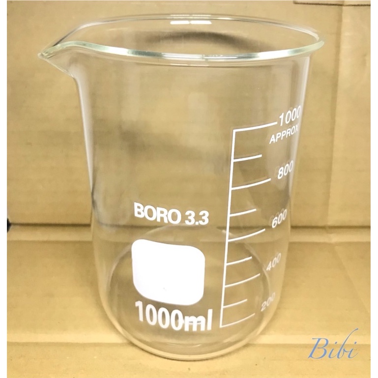 低型玻璃燒杯1000ml~5000ml 實驗燒杯 玻璃燒杯 玻璃量杯  刻度量杯 燒杯 實驗器材