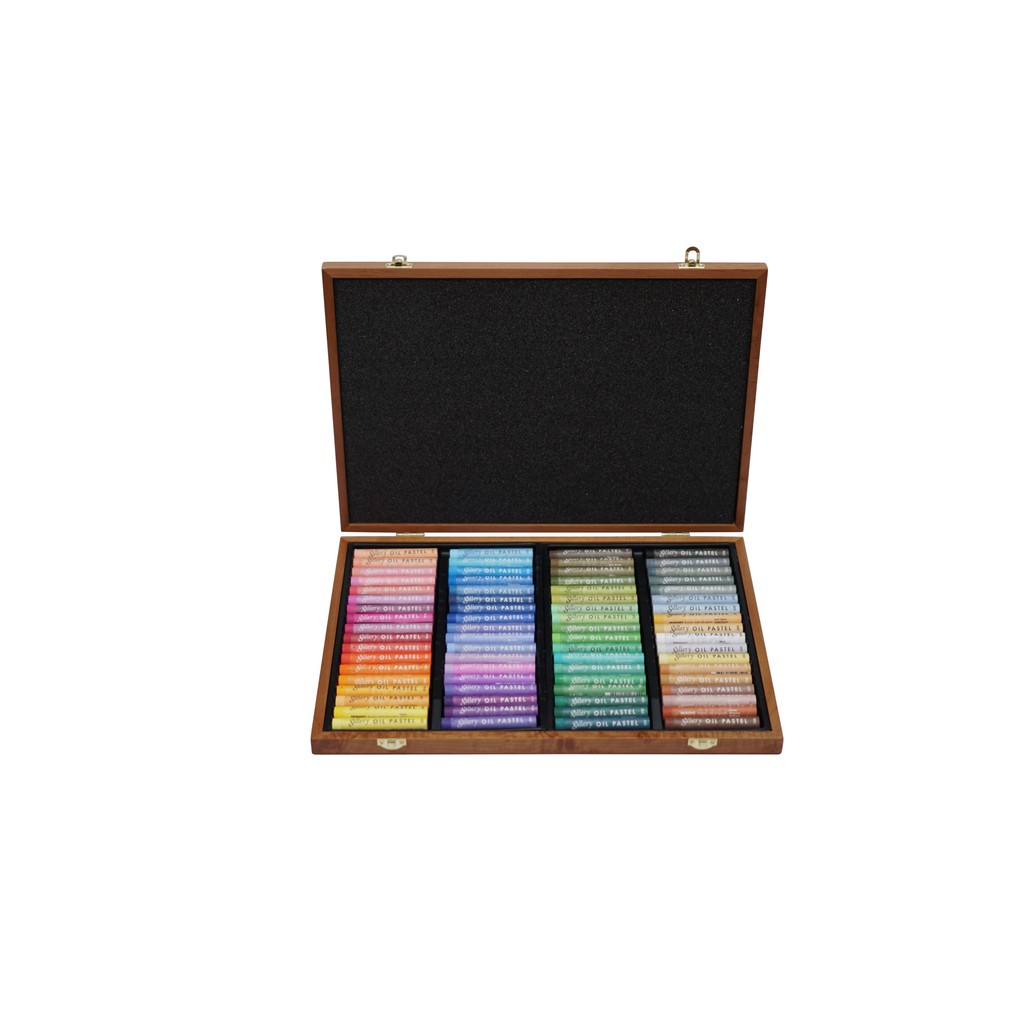 Mungyo Gallery 藝術家柔和油畫棒 72 件套各種顏色木盒(MOPV-72)
