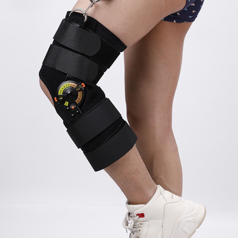 【膝蓋康復必備】可調膝關節固定支具康復支架不分左右腳膝蓋韌帶骨折夾板護具半月板損傷固定支架短款術後支架術後必備