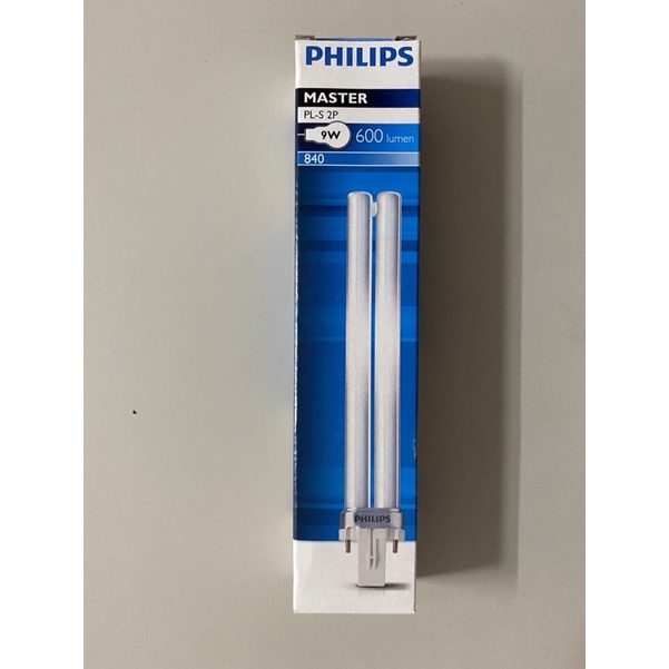 （麥電火）Philips 檯燈燈管 9w 9瓦 飛利浦 PL-S 2p 4000k