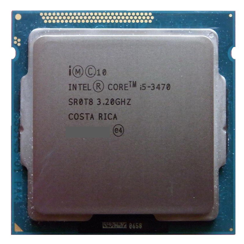 i5-3470 (3.2G) 處理器 + 微星H61M-P20(G3)主機板 + 金士頓8GB終保記憶體、附擋板與風扇