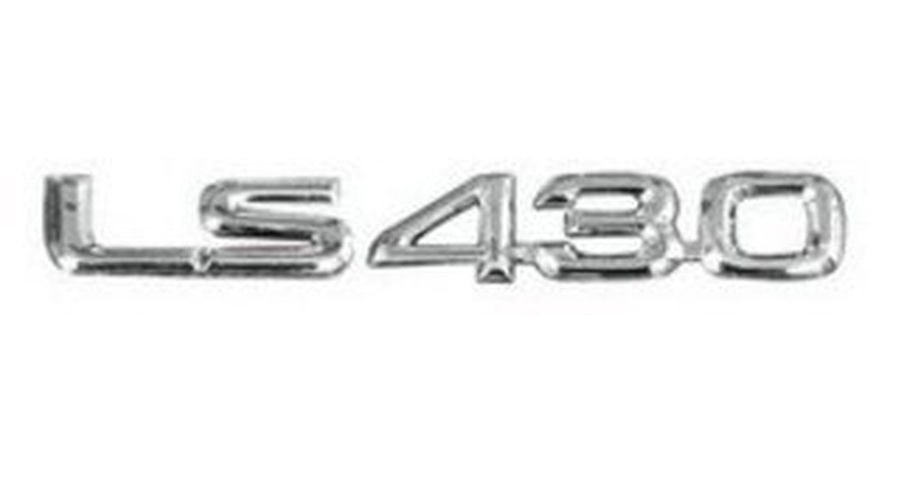 Lexus 凌志 LS 430 LS430 後車箱字體 鍍鉻銀 LOGO