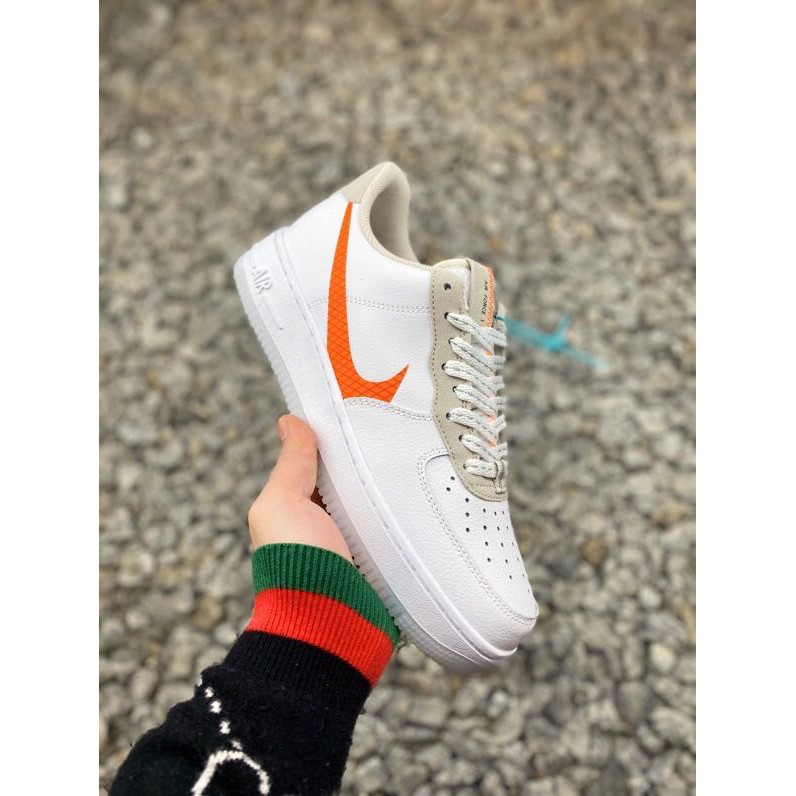 orange nike air force 1 low