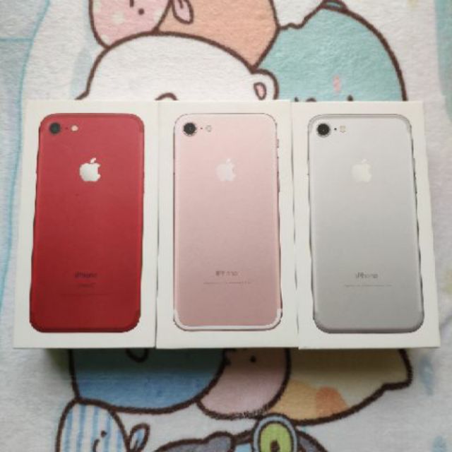 台灣公司貨APPLE IPHONE7  128G 4.7吋 大紅色 玫瑰金 銀色