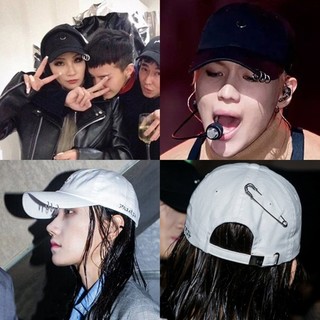 有間小鋪:韓國新品 bigbang權志龍 朴宰范同款 金屬環男女時尚嘻哈帽 超個性雙面搖滾棒球帽 嘻哈特供