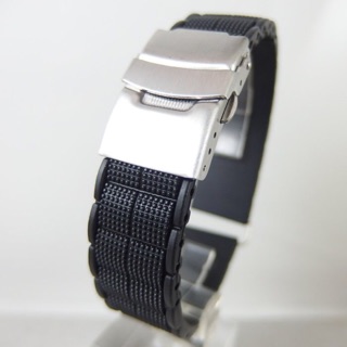 錶帶屋 不銹鋼單折扣PVC錶帶 20mm 22mm 代用 各型智慧手錶Moto 360 2 LG S2