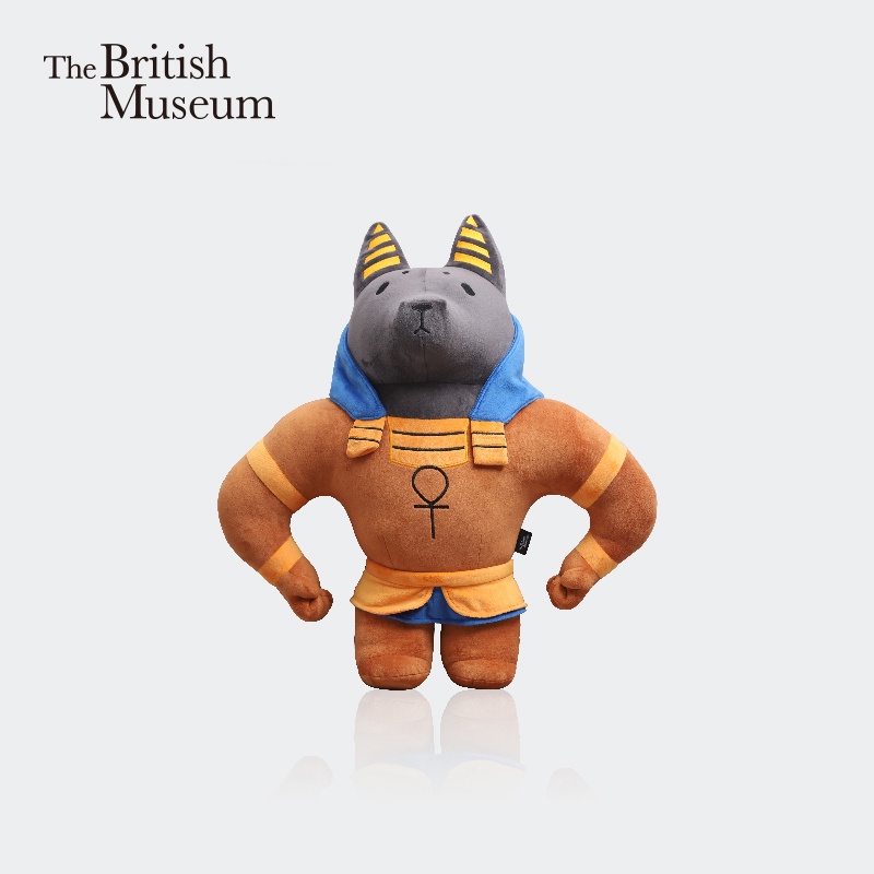 大英博物館阿努比斯猛男“男朋友”玩偶抱枕創意送女友情人節禮物~Oz