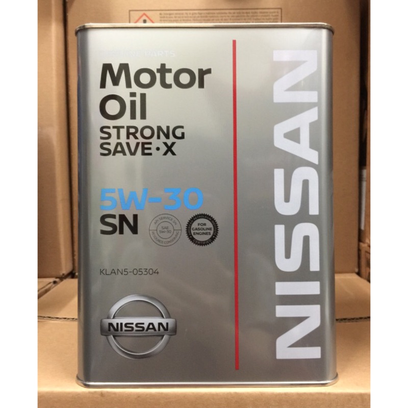 【阿齊】日本原裝 NISSAN 5w30 STRONG SAVE X SN 機油 4L