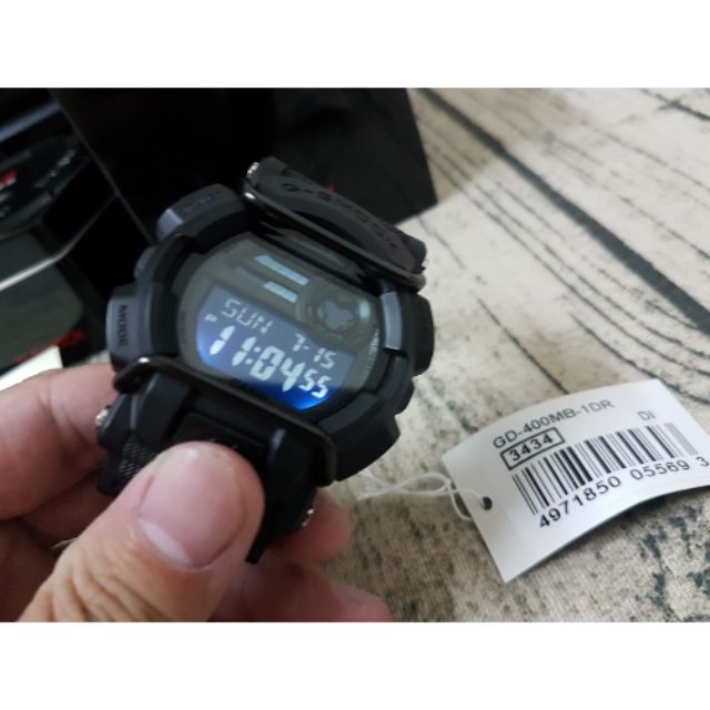 G-SHOCK  GD-400MB-1DR（黑/綠字）