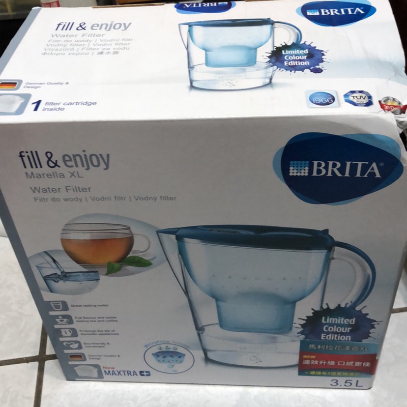 #BRITA 喝水喝的安心 過濾水壺 濾水壺#德國 BRITA MAXTRA 3.5公升