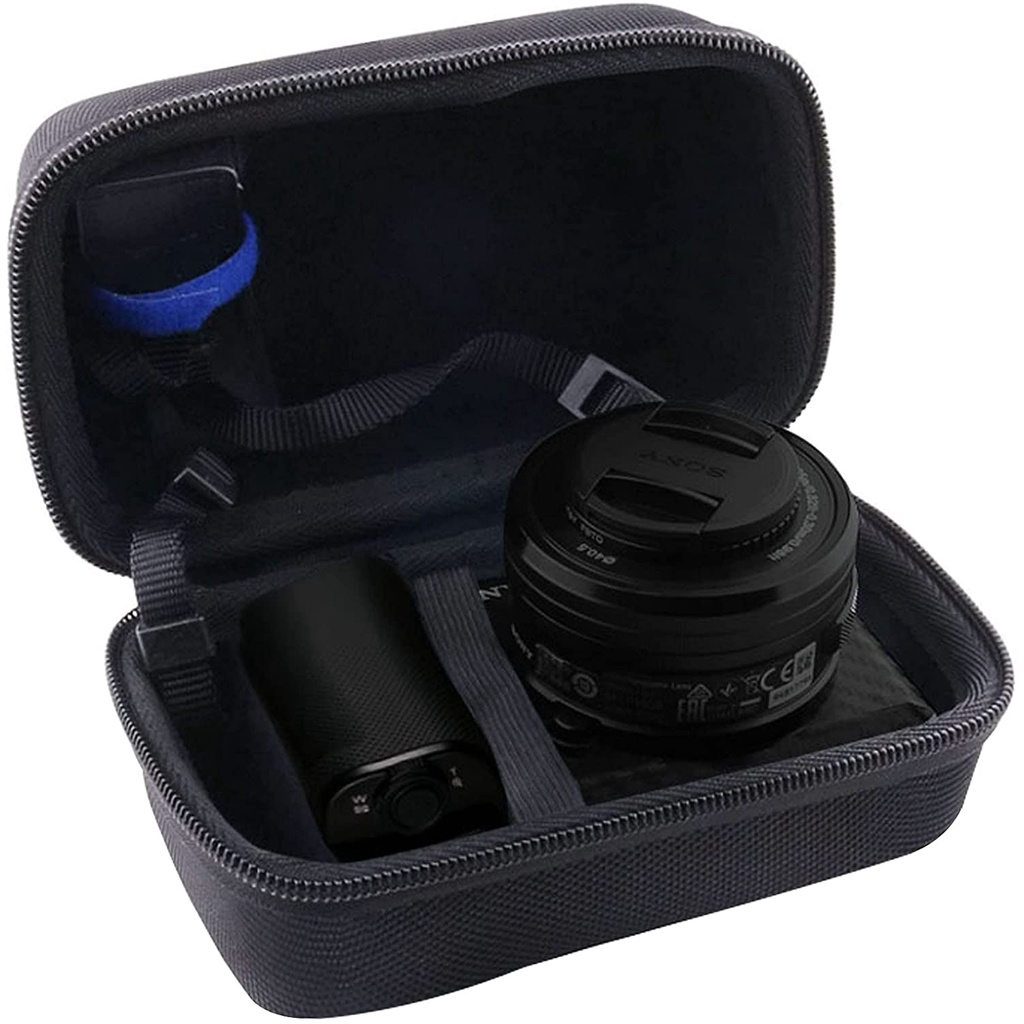 索尼 與 Sony Alpha ZV-E10 無反光鏡數碼相機兼容的硬質便攜包(僅限外殼)。