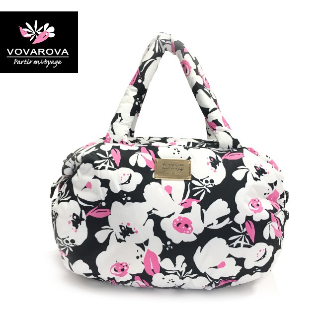 Vovarova空氣包 三用肩背托特包 粉墨花語 蝦皮購物