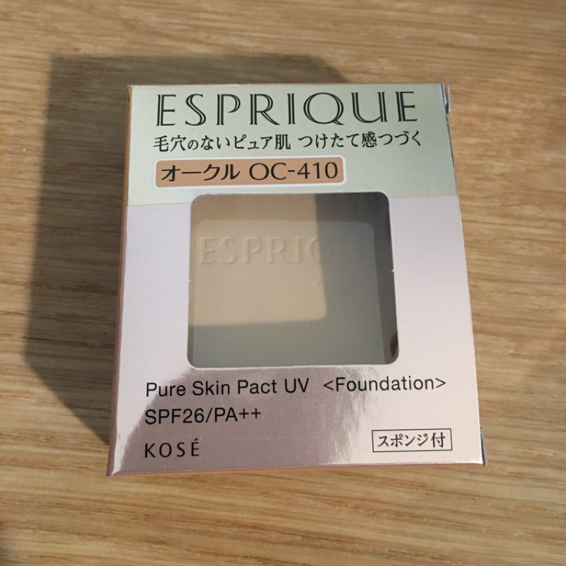 全新 高絲ESPRIQUE/丰靡美姬 Esupuriku純淨肌膚緊緻UV粉芯OC-410