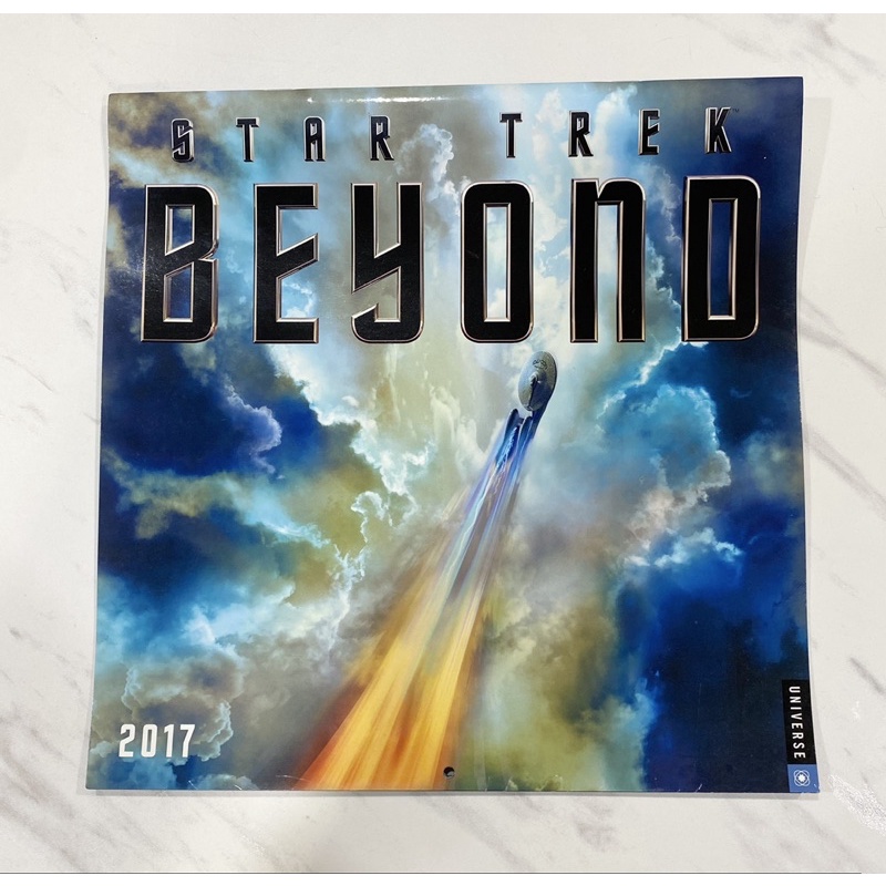 ［贈送］2017年 星際爭霸戰 浩瀚無垠 星艦迷航 官方月曆 絕版 Star Trek Beyond 二手 正版