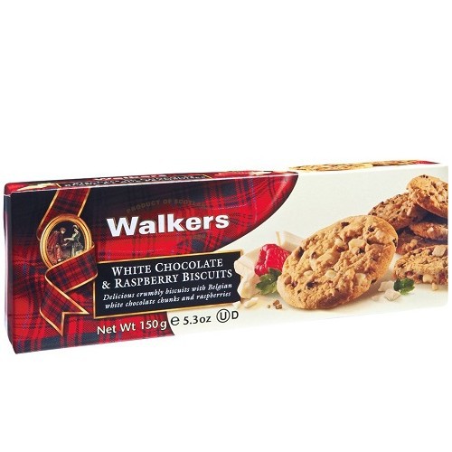 【WALKERS】蘇格蘭皇家白巧克力覆盆子餅乾 150G - 店出-City'super