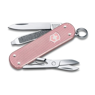 VICTORINOX 瑞士維氏 瑞士刀 5用 58mm Cotton Candy 鋁合金乾燥粉 0.6221.252G