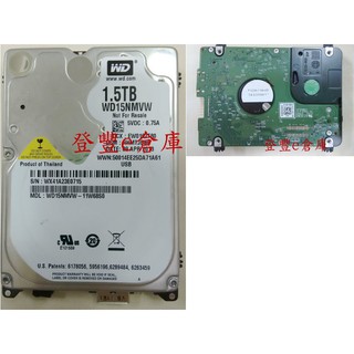 【登豐e倉庫】 F493 WD15NMVW-11W68S0 1.5TB USB 3.0 機板自換 救資料 出現壞軌