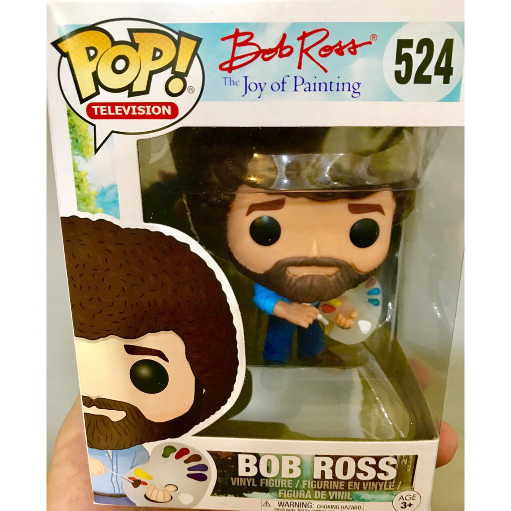 {克拉克玩具} FUNKO POP 歡樂畫室 鮑伯 魯斯 BOB ROSS The Joy of Painting 羅斯