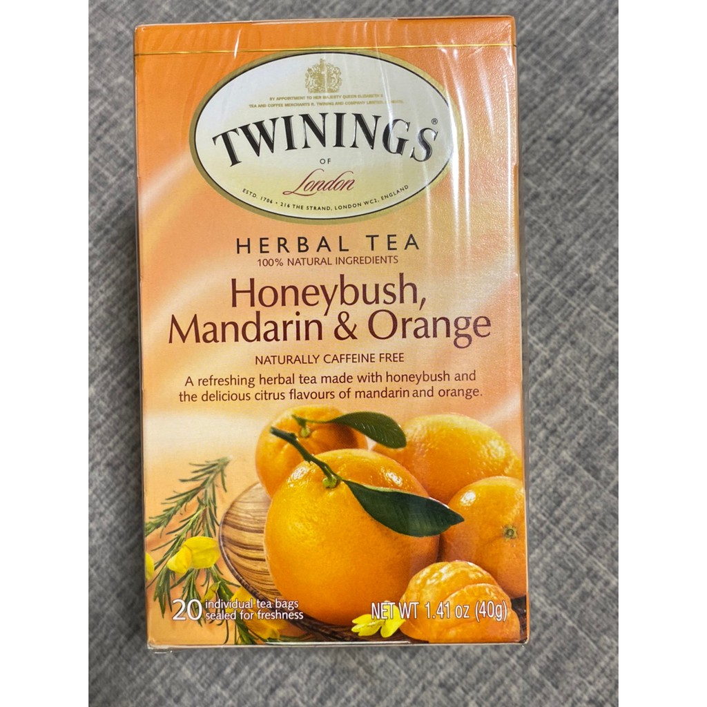 Aphrodite Twinings唐寧茶柑橘 橘子花草茶包 盒無咖啡因 有現貨 蝦皮購物