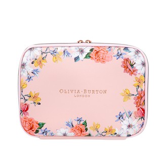 wbar☆日本美人百花 OLIVIA BURTON花卉方形收納包 化妝包 iPad包 手拿包 萬用包
