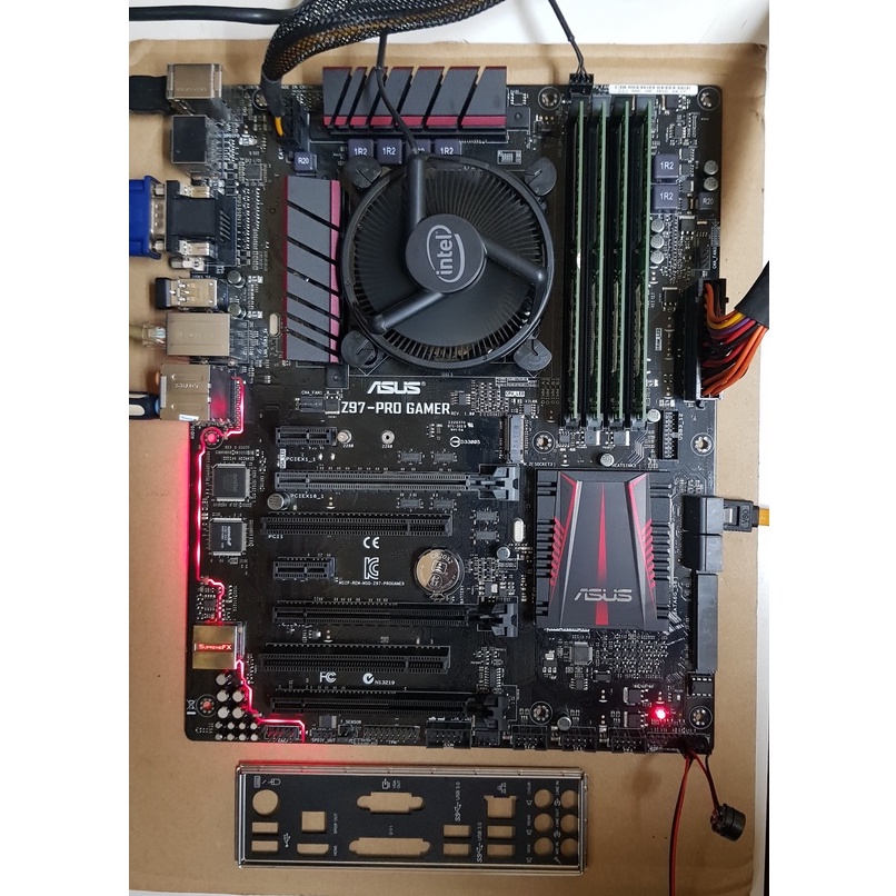 ASUS 華碩 Z97-PRO GAMER 主機板 M.2 1150腳位 附檔板 Z97