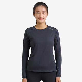 【Tumaz Apparel】託瑪斯經典女長袖上衣(銀河黑)｜機能 吸濕排汗 防曬