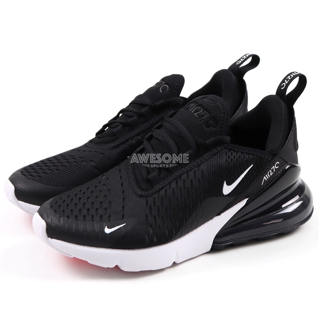 [歐鉉]NIKE AIR MAX 270 GS 黑白 氣墊 襪套鞋 大童鞋 女鞋 943345-001