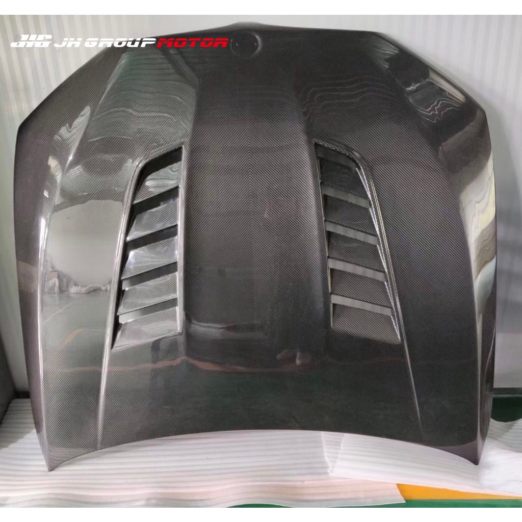 【JH GROUP MOTOR】BMW G30 G31 F90 M5 乾碳纖維開孔引擎蓋 乾碳纖維 可訂製鍛造紋
