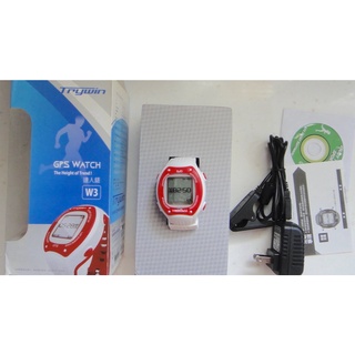 日本車載第一品牌 Trywin GPS Watch W3 GPS 紅白款 運動達人腕錶 手錶 達人錶