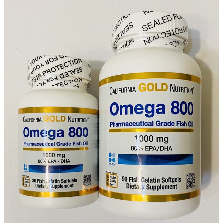 ❤️現貨❤️California Gold Nutrition Omega 800 高濃度藥品級魚油  rTG 德國魚油