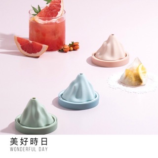 【美好時日】冰模具｜買就送漏斗｜雪山造型製冰盒｜6cm加高冰塊｜食品級矽膠｜夏日飲品調酒必備｜創意冰塊｜臺灣現貨