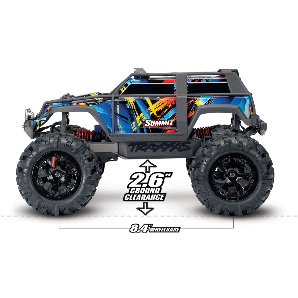 Msk Rc 現貨特價中 Traxxas 1 16 小summit 彩繪版 754 蝦皮購物