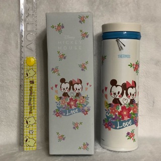 現貨 711 集點 櫻花 米奇 米妮 保溫杯 500ml 保溫瓶 膳魔師 珍珠白 不銹鋼 不鏽鋼 終極典藏 有絨毛玩偶