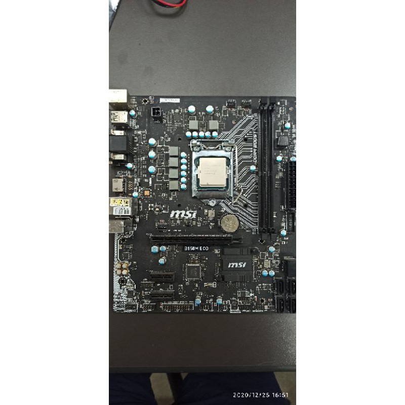 intel i3-6100 + 微星 B150M ECO 半套 CPU 主機板