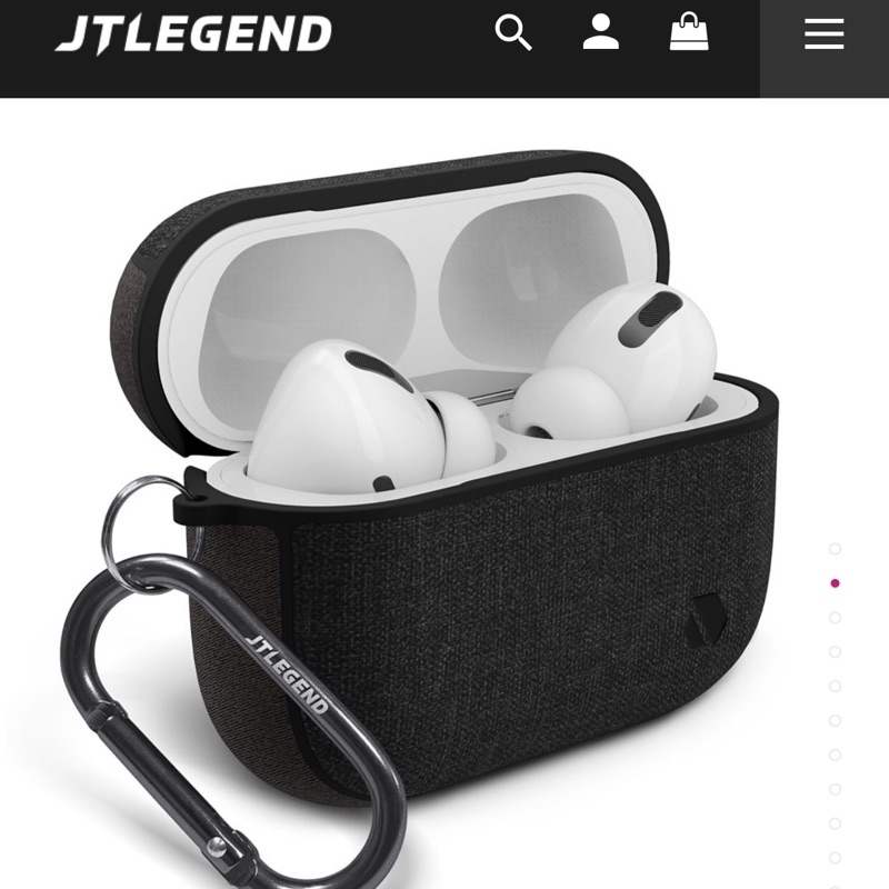 JTLEGEND AirPods Pro Amos 撞色布紋保護殼