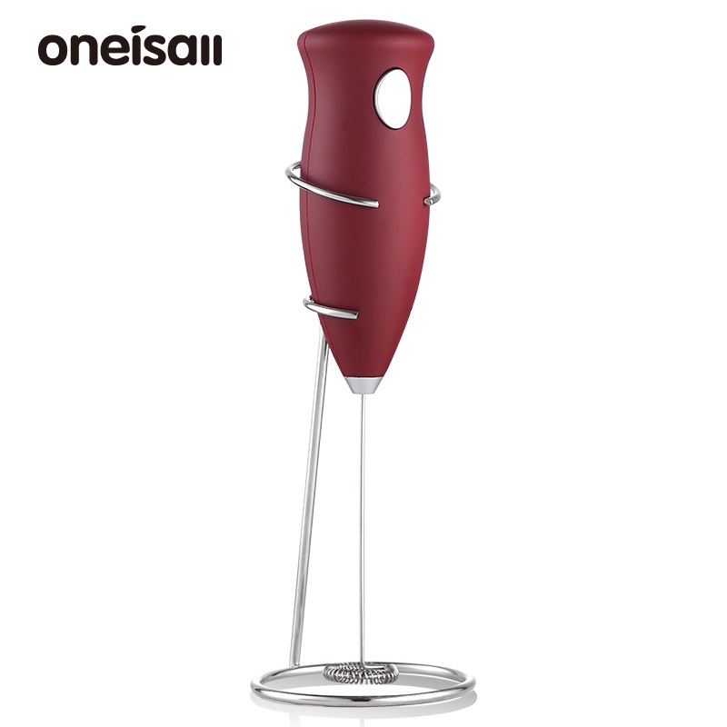 Oneisall 電動打奶泡機 咖啡套裝器具 小型攪拌器打泡發牛奶打蛋器 家用